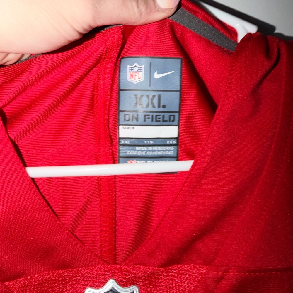 New 2XL Men's The Faithful Scarlet San Francisco 49ers Jersey - Picture 4 of 4
